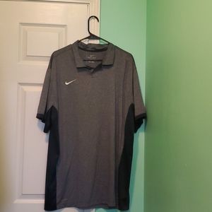 Grey with navy blue/ black Nike xxl, short sleeve